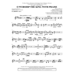 O Worship the King with Praise - Bb Clarinet 1 & 2